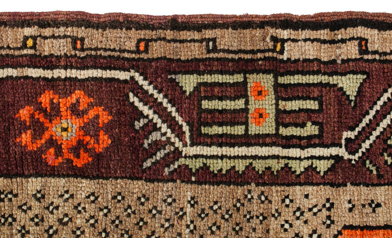 6x13 Camel and Brown Turkish Tribal Runner