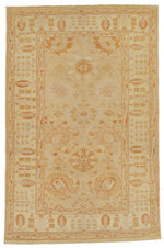 4x6 Beige and Ivory Persian Rug