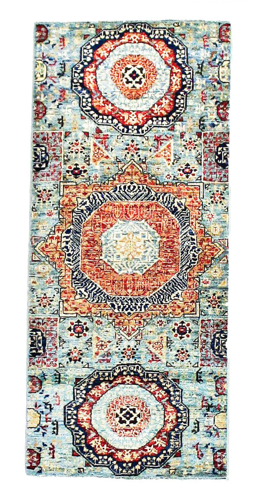 2x5 Multıcolor Turkish Tribal Runner