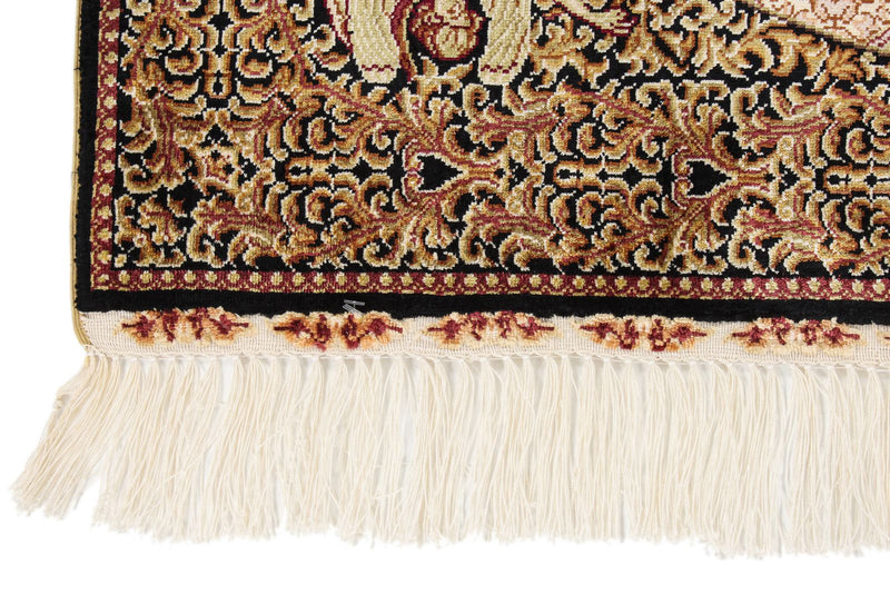 2x3 Multicolor Turkish Silk Rug