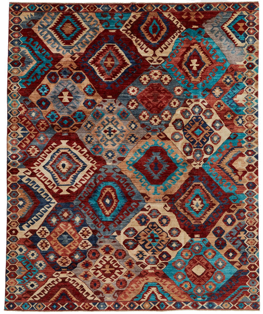 8x10 Multicolor Anatolian Traditional Rug