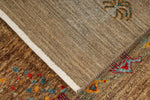 6x8 Brown and Multicolor Anatolian Traditional Rug