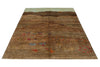 6x8 Brown and Multicolor Anatolian Traditional Rug