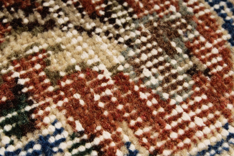 7x9 Brown and Multicolor Anatolian Turkish Tribal Rug