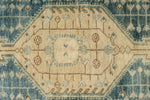 3x5 Blue and Ivory Persian Rug