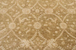 10x14 Brown and Gold Persian Rug