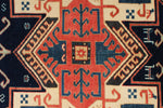 6x8 Multicolor Kazak Tribal Rug