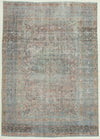 8x12 Pink and Blue Persian Traditional Rug