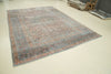 8x12 Pink and Blue Persian Traditional Rug