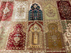 6x8 Gold and Ivory Turkish Silk Rug