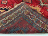 5x9 Red and Ivory Turkish Tribal Rug