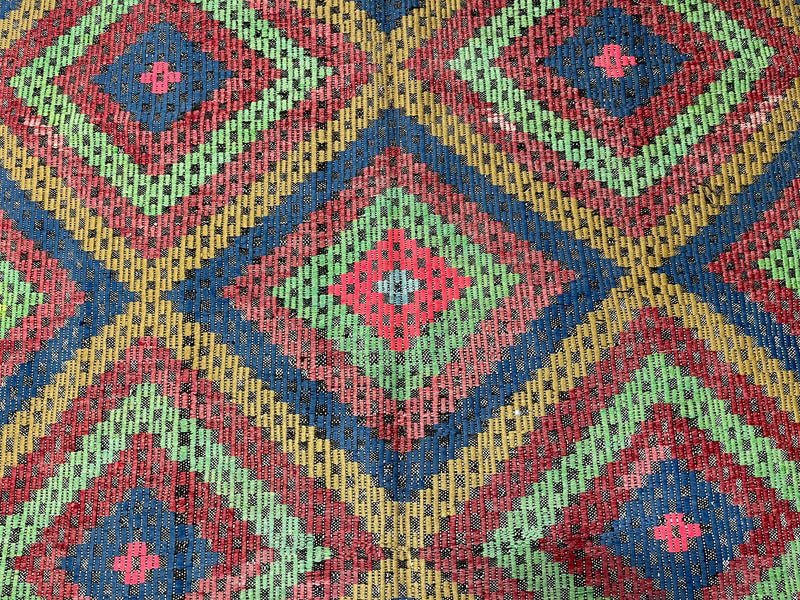 6x9 Multicolor Turkish Tribal Rug