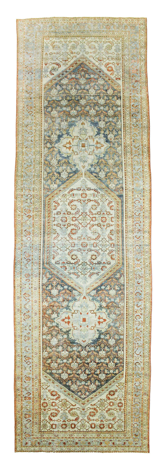 5x16 Navy and Red Persian Runner