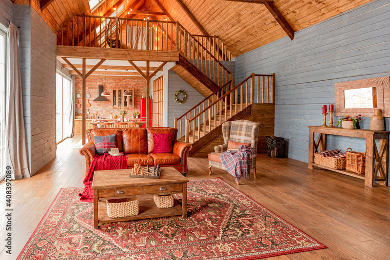 Rustic Retreats: Weaving Vintage, Oushak, and More into Your Home