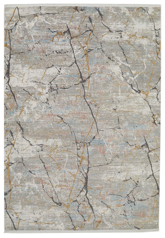 8x11 Black and Gray Turkish Antep Rug