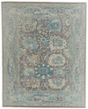 8x10 Purple and Blue Turkish Traditional Rug