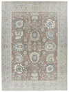 9x12 Purple and Blue Turkish Traditional Rug