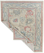 8x10 Ivory and Gray Turkish Traditional Rug