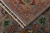 8x10 Gray and Multicolor Turkish Tribal Rug