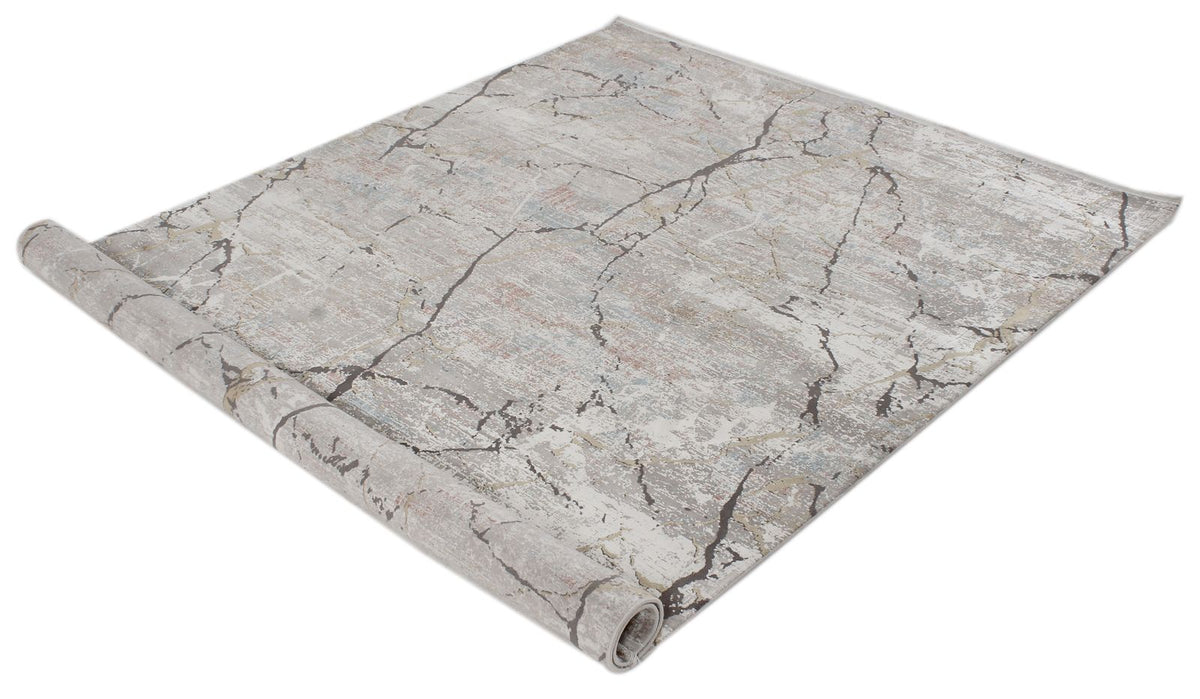 8x11 Black and Gray Turkish Antep Rug