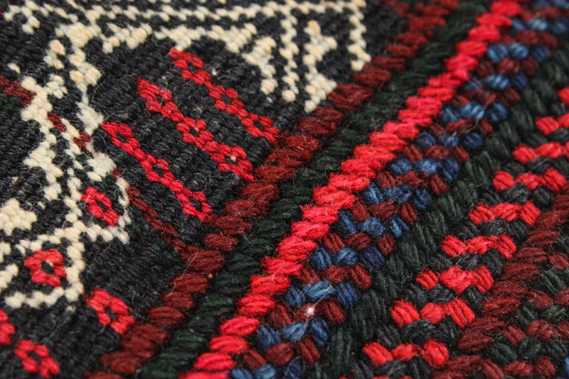 4x4 Multicolor Anatolian Tribal Rug