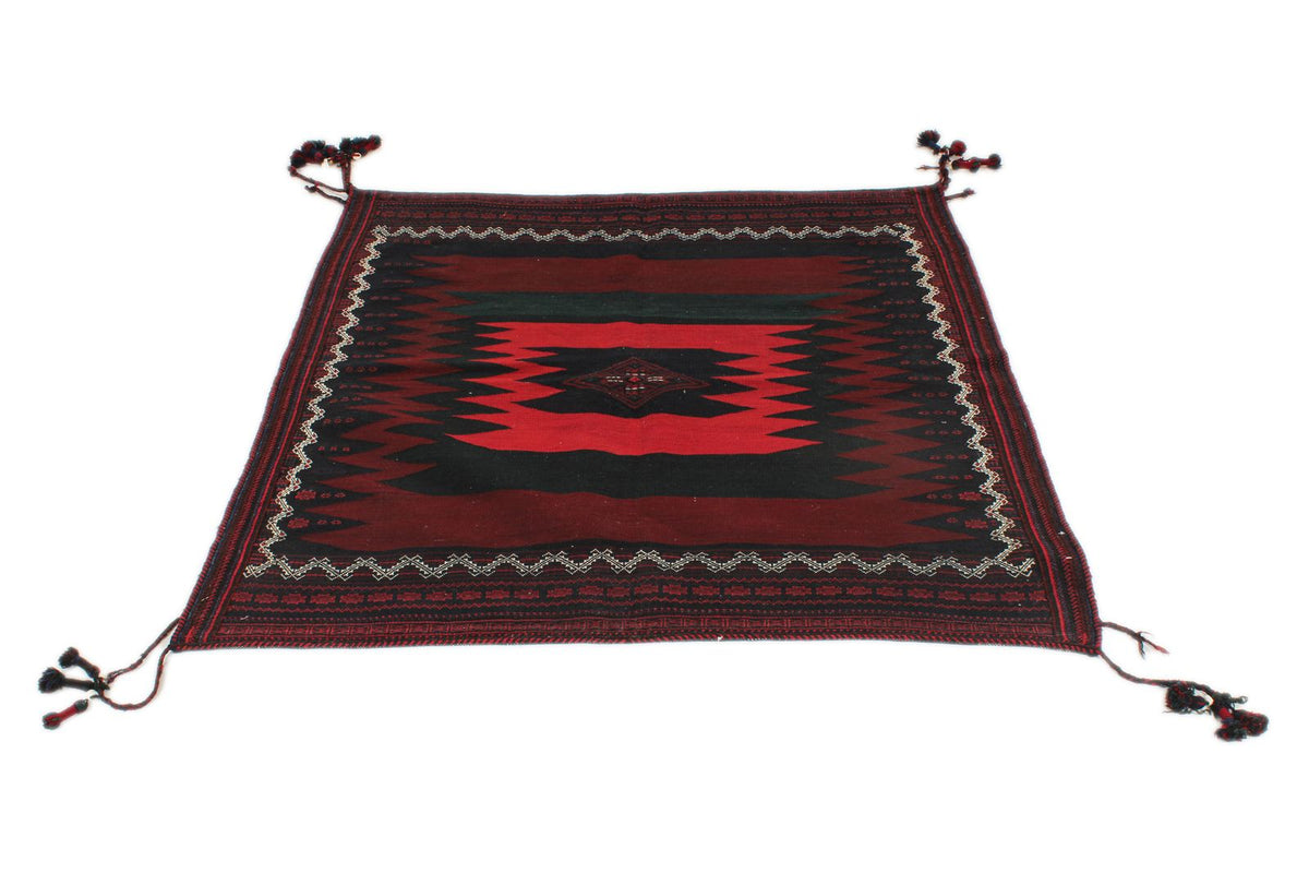 4x4 Multicolor Anatolian Tribal Rug