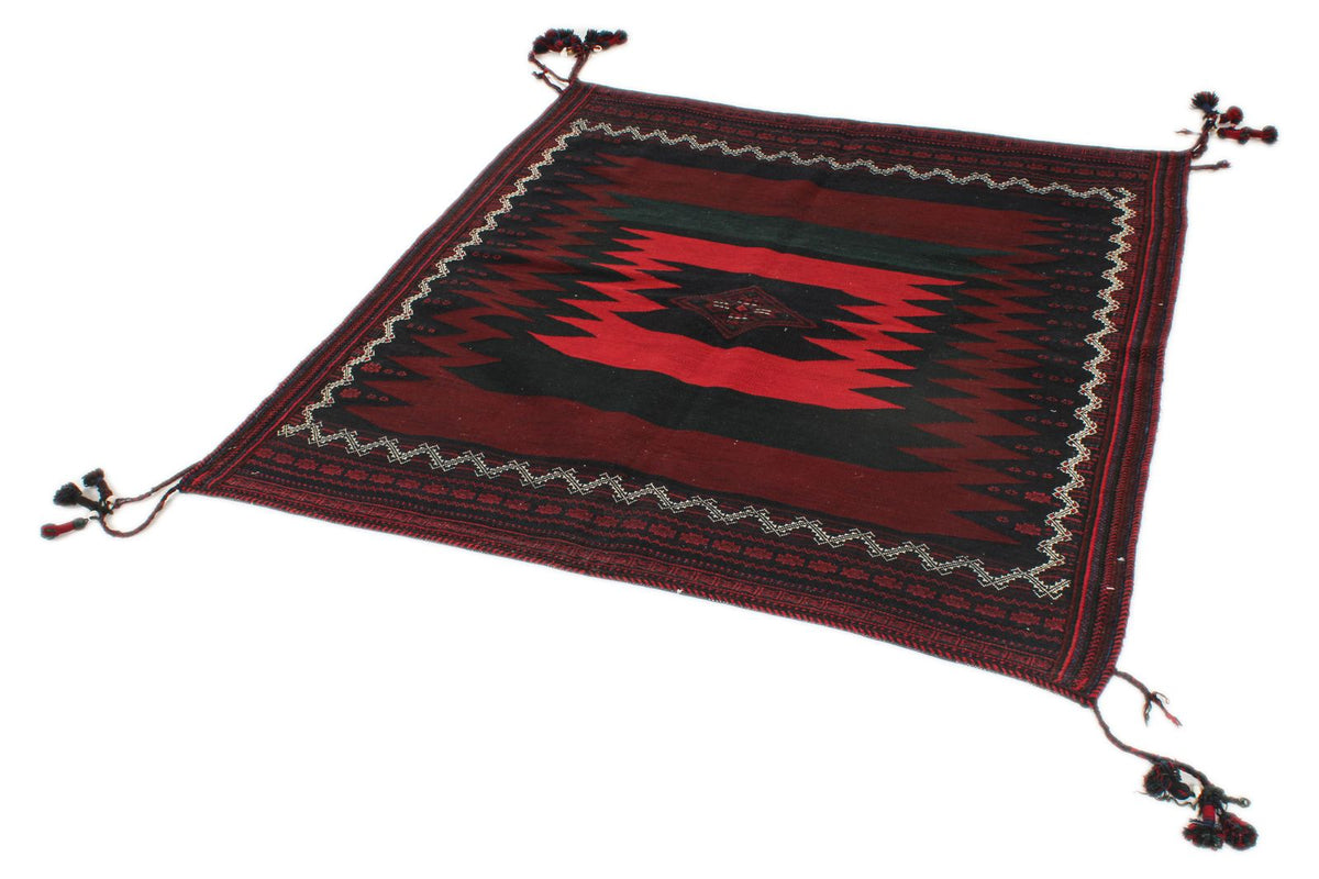 4x4 Multicolor Anatolian Tribal Rug