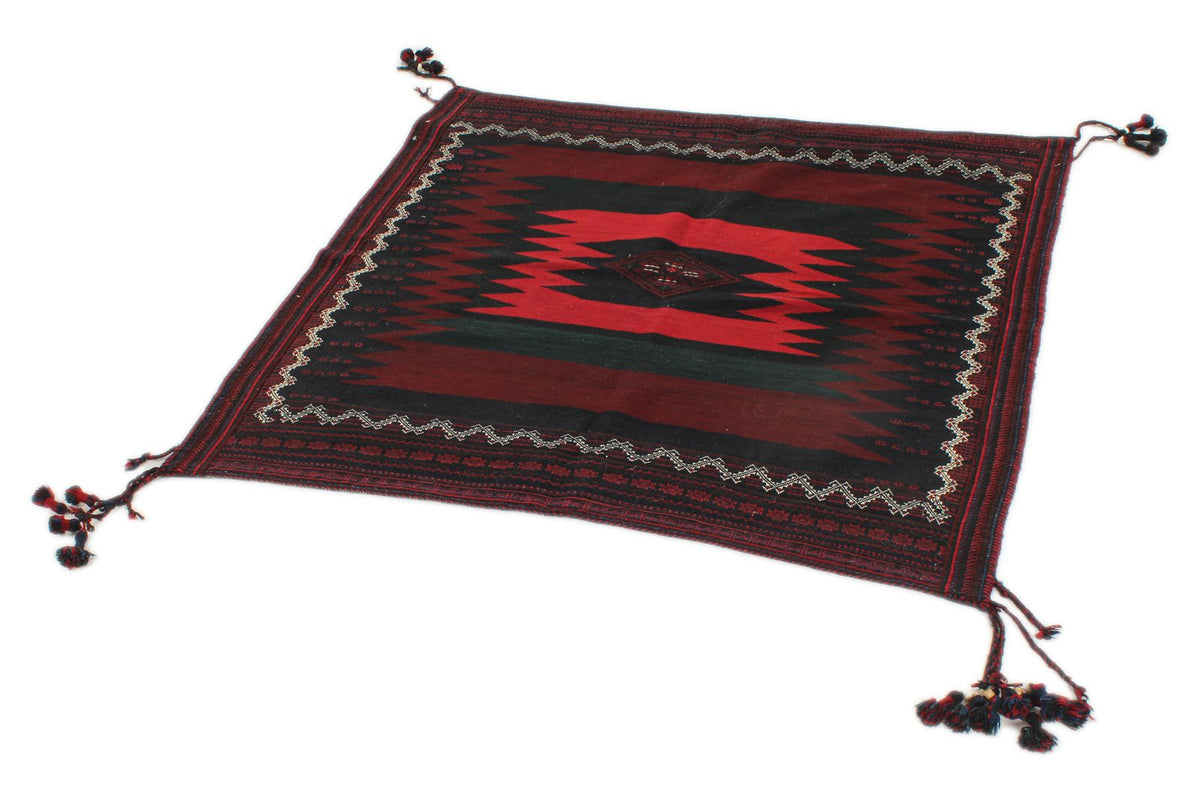4x4 Multicolor Anatolian Tribal Rug