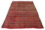 5x10 Multicolor Turkish Tribal Rug