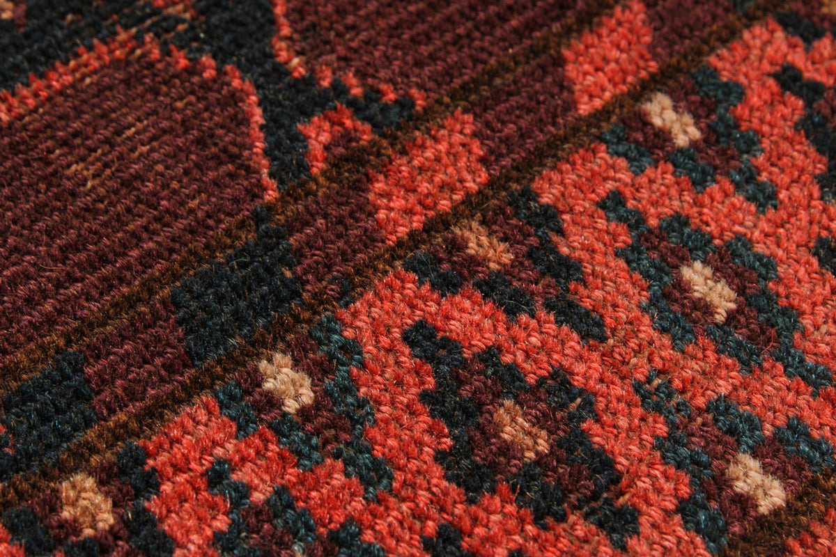 4x7 Red and Brown Anatolian Tribal Rug