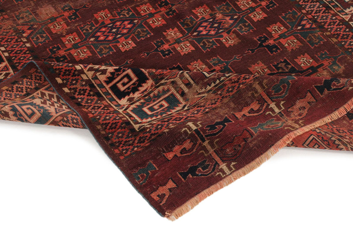 4x7 Red and Brown Anatolian Tribal Rug
