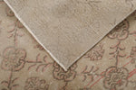 7x11 Ivory and Brown Turkish Anatolian Rug
