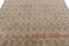 7x11 Ivory and Brown Turkish Anatolian Rug