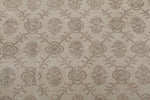 7x11 Ivory and Brown Turkish Anatolian Rug