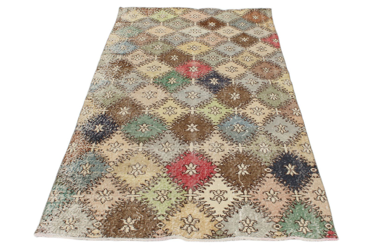 4x8 Multicolor Turkish Anatolian Runner