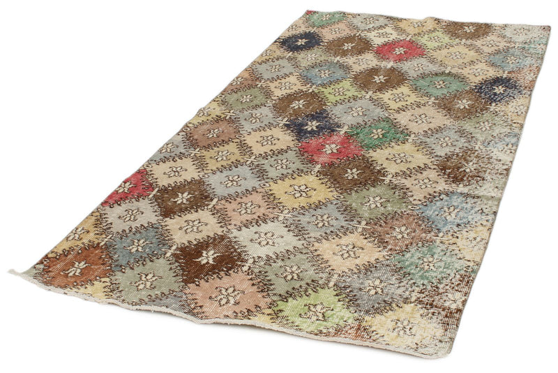 4x8 Multicolor Turkish Anatolian Runner