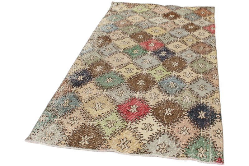 4x8 Multicolor Turkish Anatolian Runner