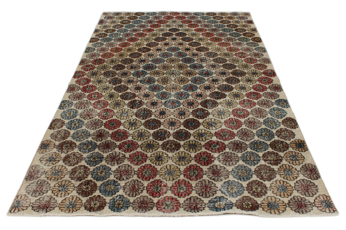 5x9 Multicolor Turkish Anatolian Rug