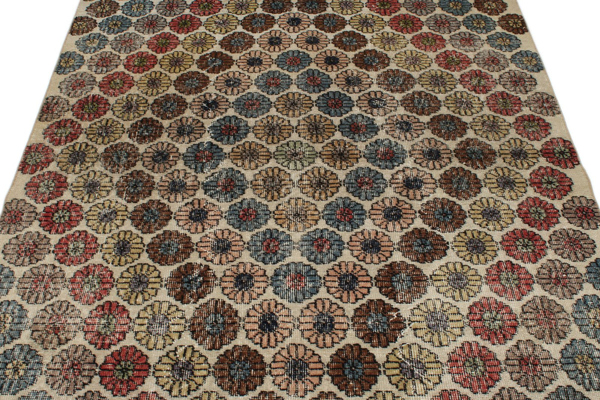 5x9 Multicolor Turkish Anatolian Rug