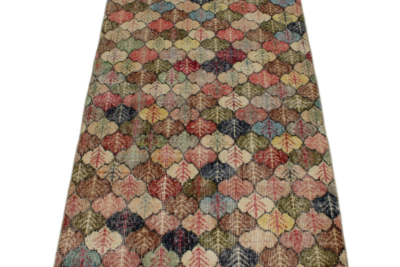 3x6 Multicolor Turkish Anatolian Runner