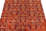 4x6 Red and Rust Persian Rug