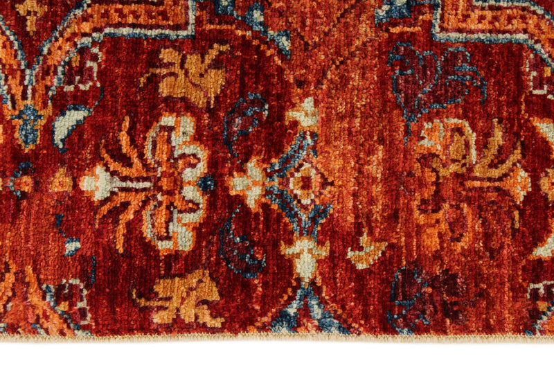 4x6 Red and Rust Persian Rug