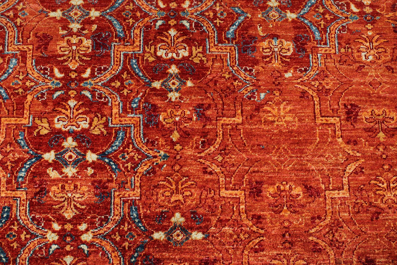 4x6 Red and Rust Persian Rug