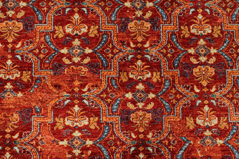 4x6 Red and Rust Persian Rug