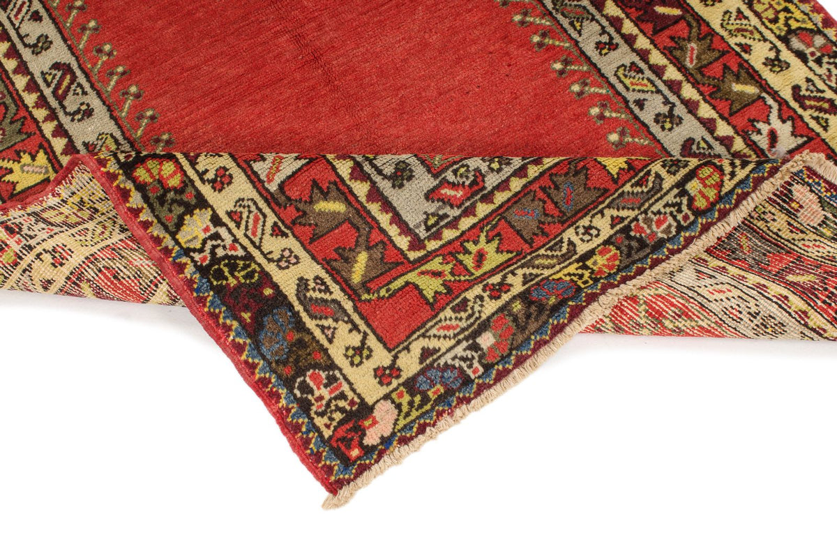 4x6 Red and Multicolor Turkish Tribal Rug