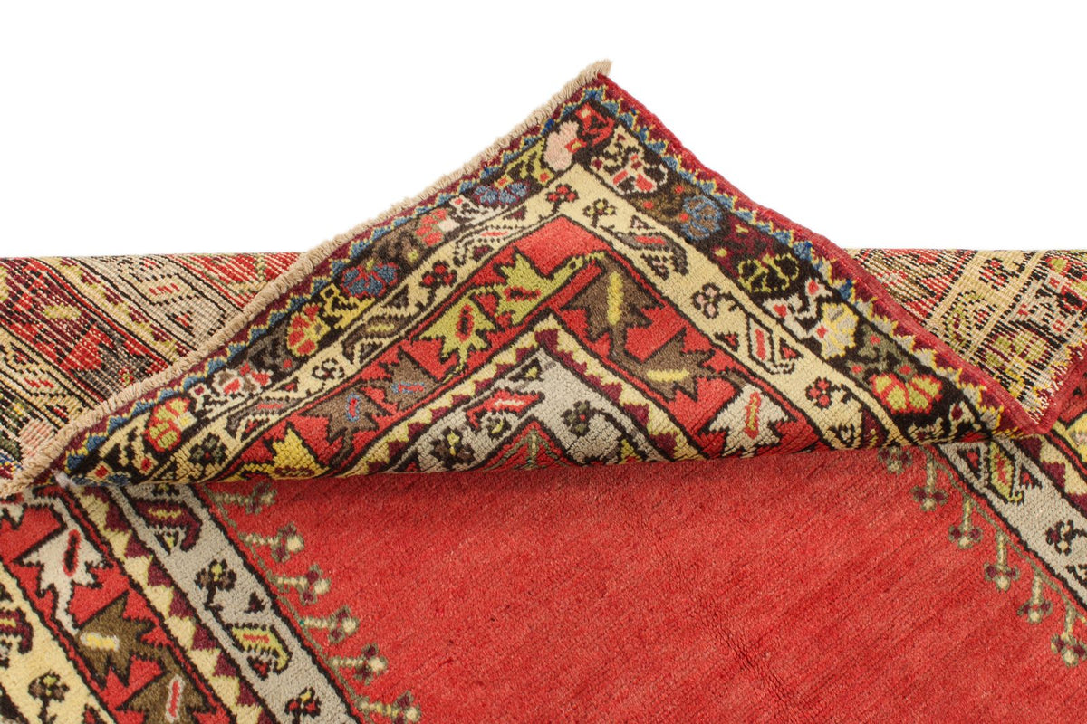 4x6 Red and Multicolor Turkish Tribal Rug