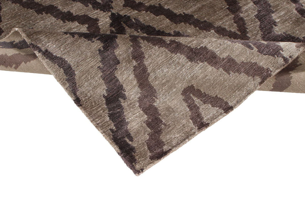 4x5 Brown Modern Contemporary Rug