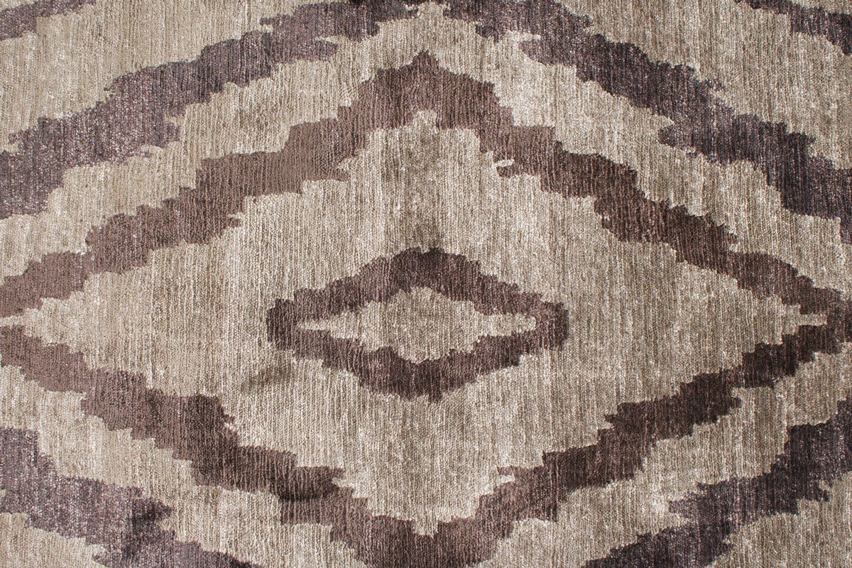 4x5 Brown Modern Contemporary Rug