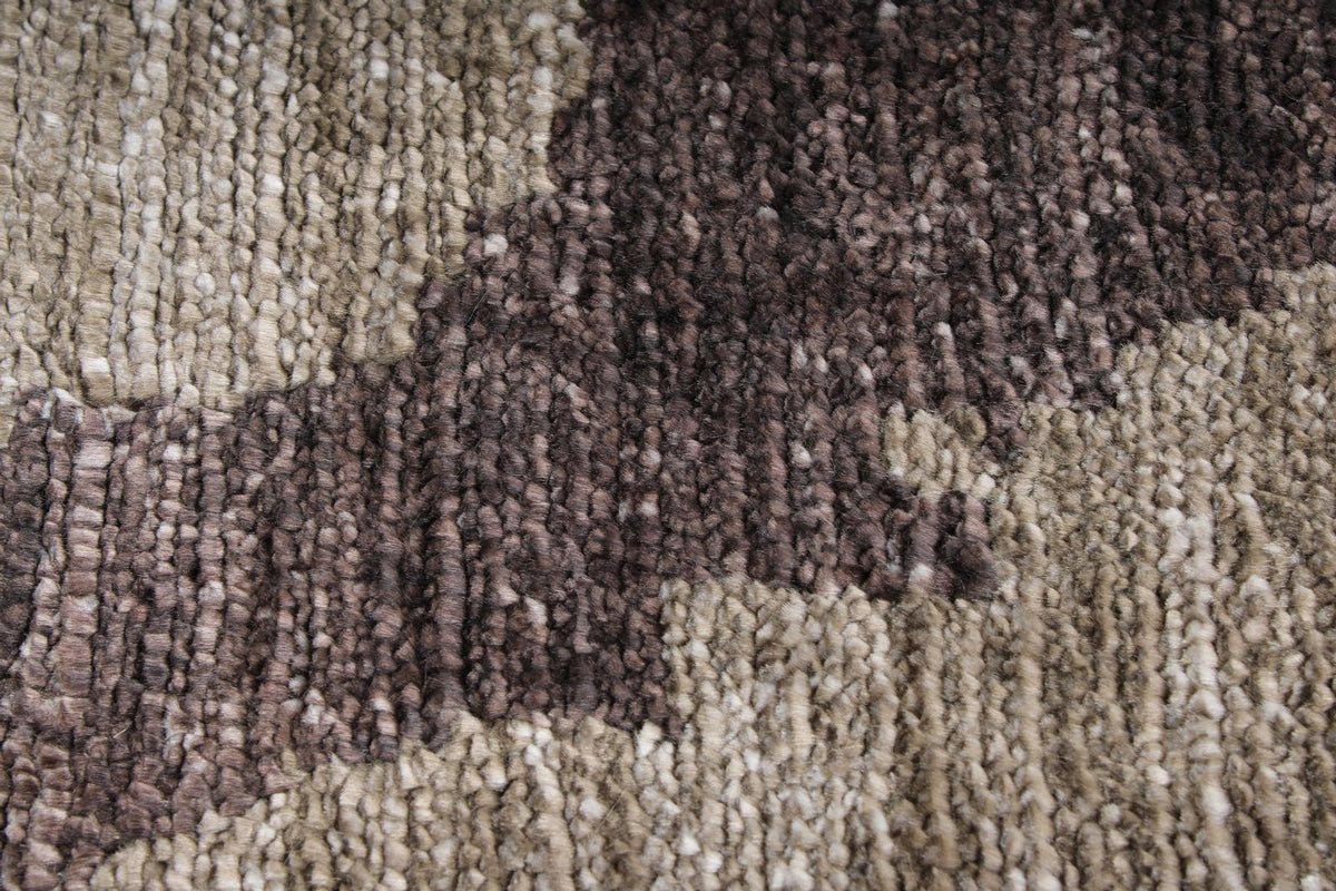 4x5 Brown Modern Contemporary Rug