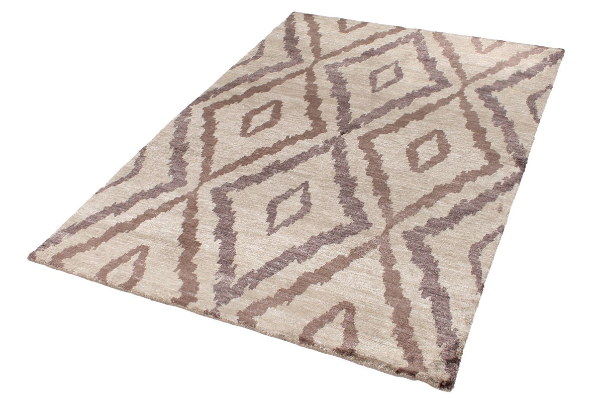 4x5 Brown Modern Contemporary Rug